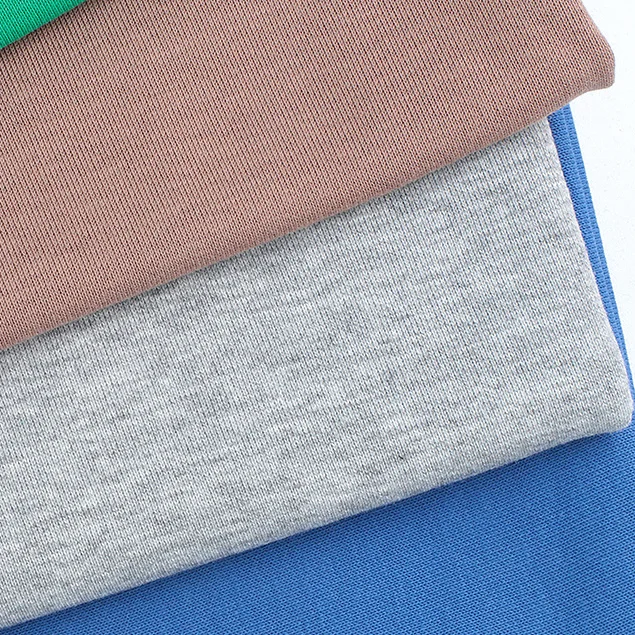 width 185 cm Polyester cotton terry fabric 250 g 280 g 320 g fleece fabric for hoodie leisure wear