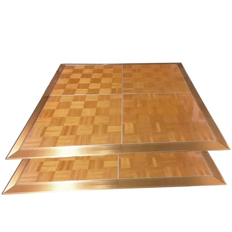 Wooden Dance Floor Panel For Hotel  Wedding Events