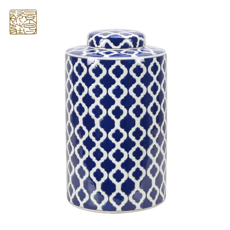 Modern living room decorative lights, ceramics quran banker table lamp