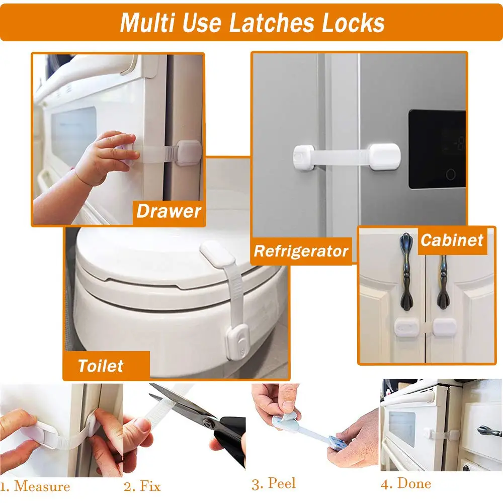 
Baby Safety lock Kit Baby Proofing with Cabinet Locks All-in-one Super Value Child Safety Kit products 