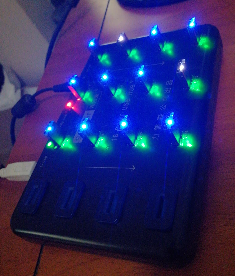 customized micro pendrive UDP chips with metal sleeve and colorful LED for glass krystall USB Flash memory sticks pen drive