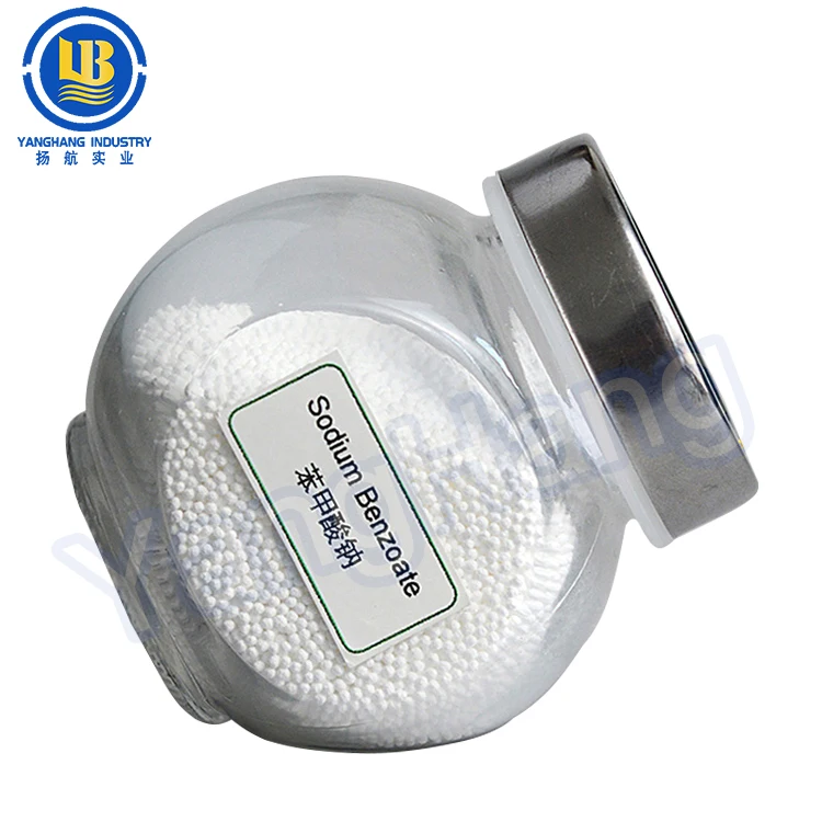 Use in the food and beverage food ingredient sodium benzoate powder