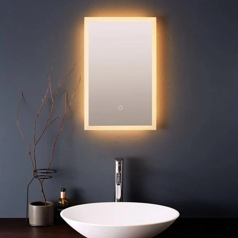Modern Dimmable Smart Bath Mirrors For Hotel House Decorative led light bathroom vanity mirror