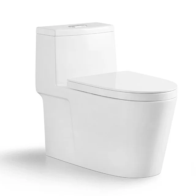 Modern Design Bathroom Porcelain One Piece Ceramic Toilet Bowl Sanitary Ware WC Dual Flush Toilet