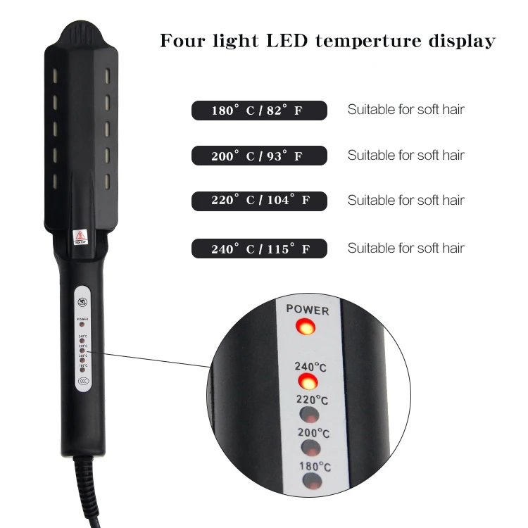 Персонализированный Steampod инструмент для быстрой укладки волос ihongSen, Электрический паровой выпрямитель для волос, плоский утюжок, оптовая продажа