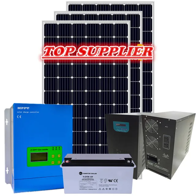 1mw solar system tracking dual axis 5kw 10kw 20kw 3kw solar panel system Home power module Complete power Kit House Roof C15