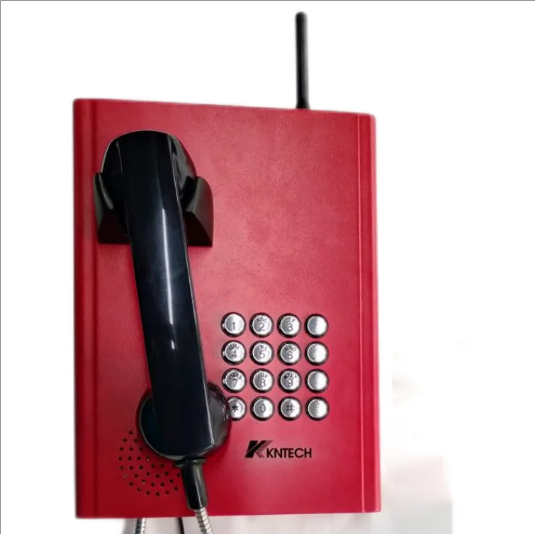 KNZD-27 GSM WaterProof Telephone Intercom System Industrial Handset Phone Wall Mount Trackside Bank Telephone 2G 3G 4G