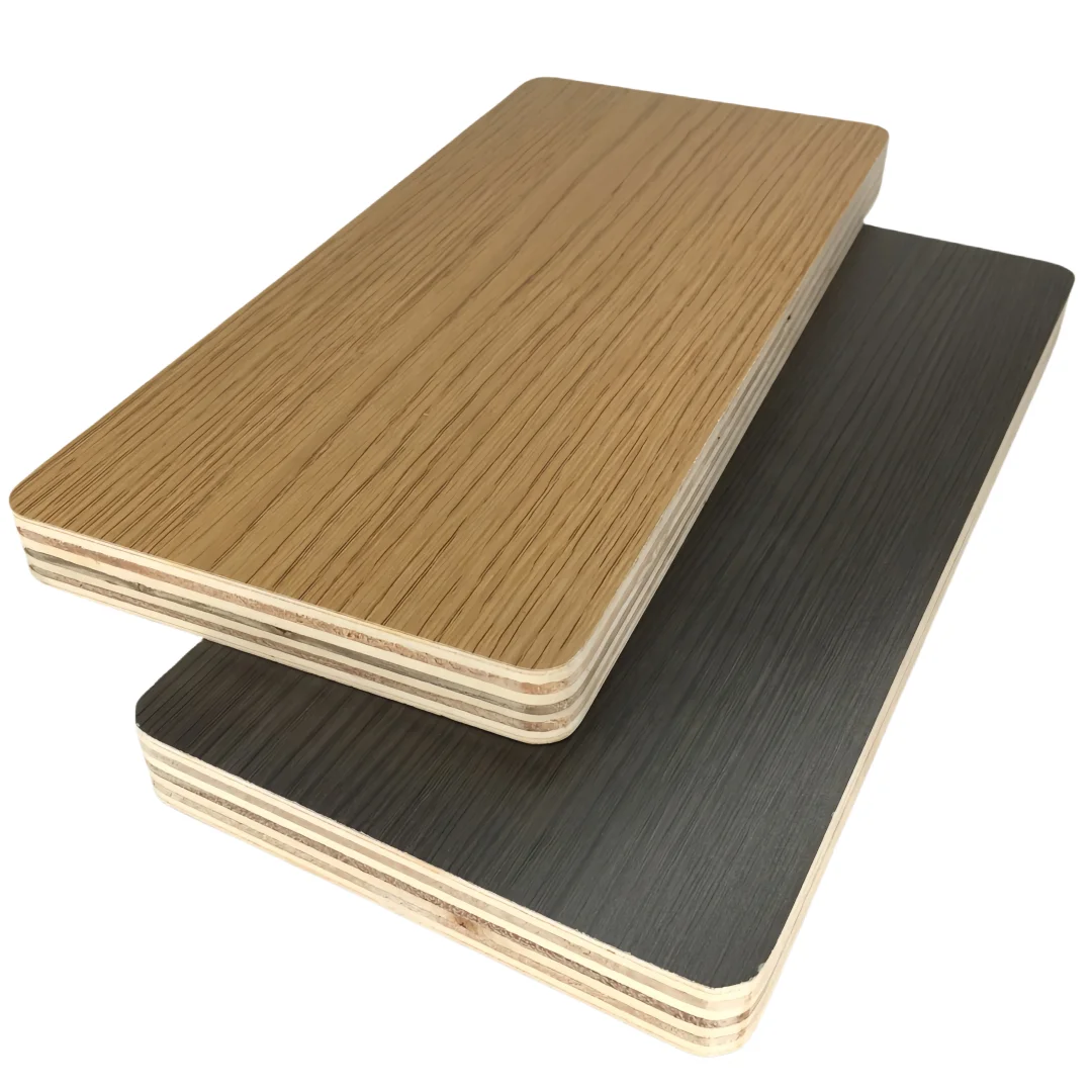 Hot Selling 18mm Melamine Laminate Plywood Sheet Modern Design Style Chinese Factory E1 Formaldehyde Emission Standards