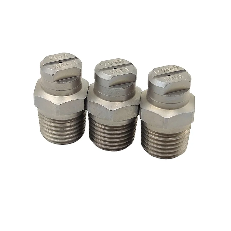 Guaranteed Quality 40-110 Degree Flat Fan Water Fountain Spiral Carbide Nozzle