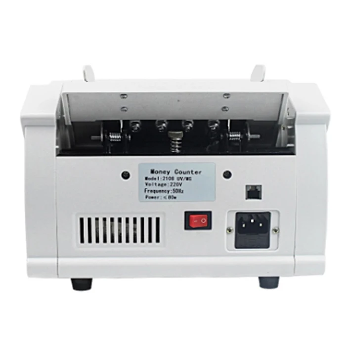 2108D bank note counter Money counter machine polymer notes banknote cash counting machine UV MG money detector