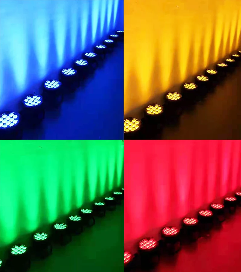 Marslite IP65 12x18w RGBAW UV Led Par Battery Wireless Wifi Battery Uplight Waterproof Led Par Light