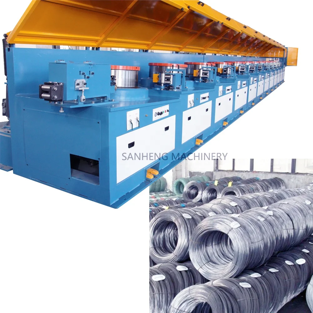 Jiangyin Sanheng High Speed Wire Drawing Machine Factory Nail Wire Drawing Machine Max Body Power