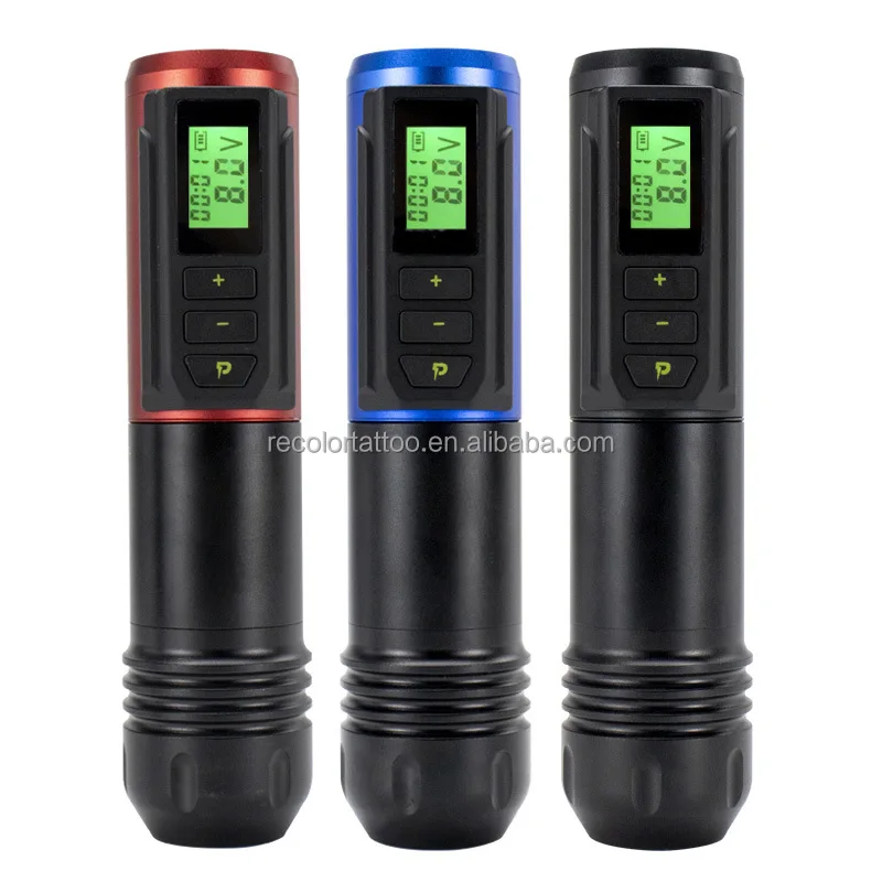 Wireless Tattoo Machine Pen Maximum Capacity Battery Hollow Cup Motor Portable Tattoo Guns Professional Permanent Makeup Machine