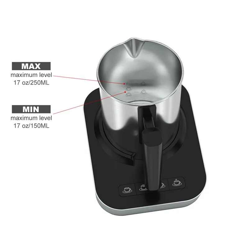 Automatic Hot Cold Frothing NEW Stainless Steel Milk  Temperature Control Electric  Machine For Milk trother