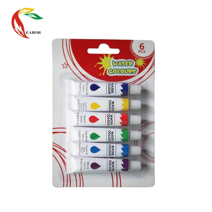 Watercolor Set - 12 Watercolor Aluminum Tubes for Student Artists of All Ages - Vibrant Smooth 12ml Canvas Watercolor Paints