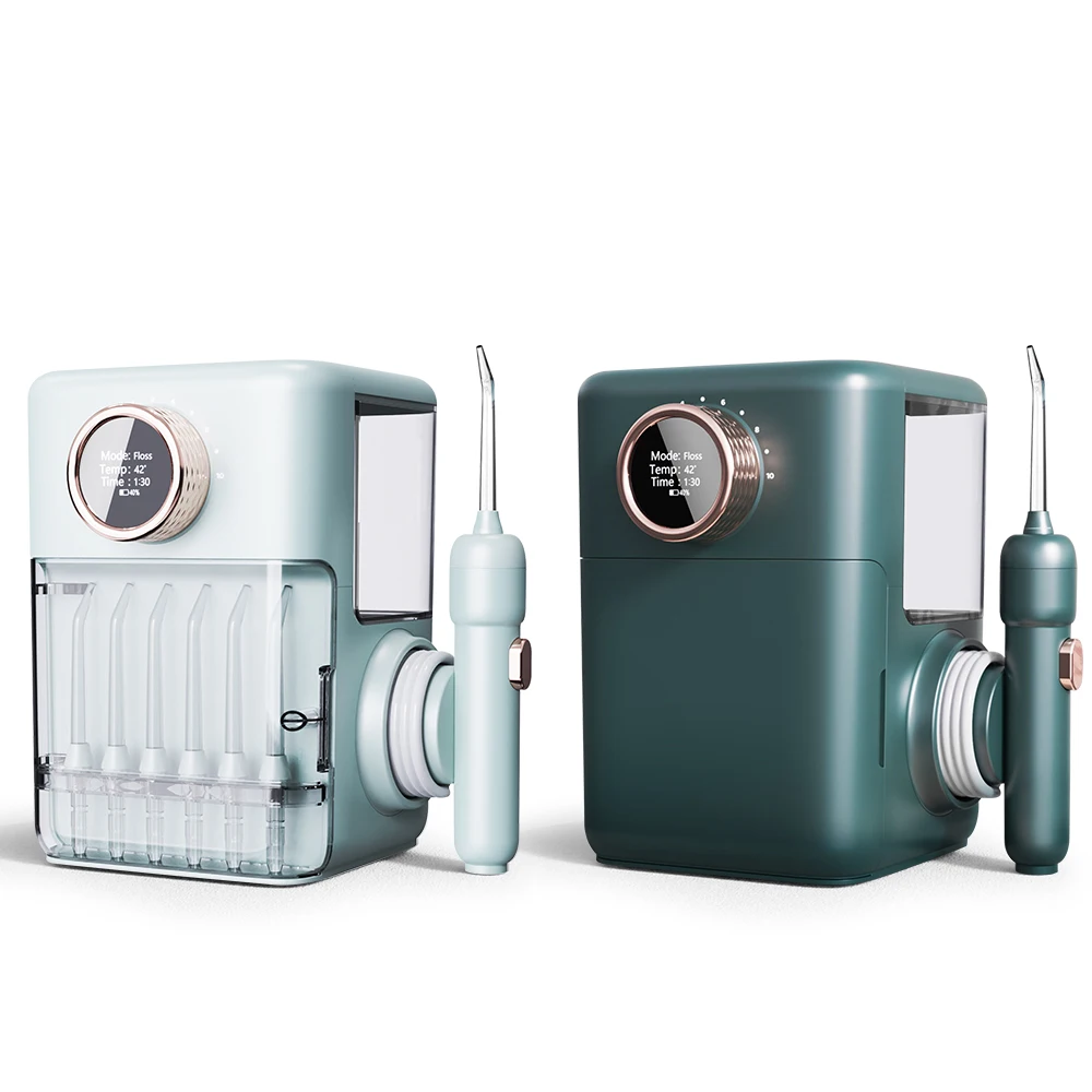 USB Rechargeable LCD Screen Oral Irrigator Family Home Set Dental Care Teeth Whitening Water Flosser With UV Disinfection