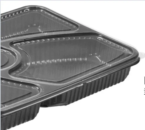 Коробка бэнто одноразовая с крышкой для ланча завтрака суши