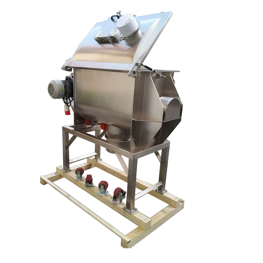 SS 304 Heavy Duty Rice Coffee Tea Powder Food Ribbon Blender Mixing Blending Machine