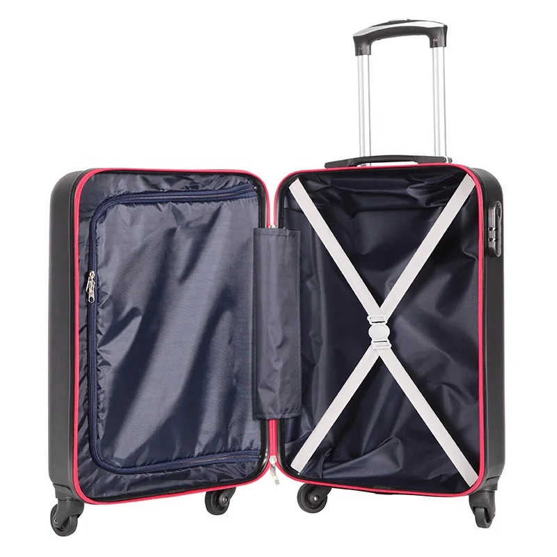 Abs travel suitcase sets 360 degree trolley suitcase hard shell luggage bags 24 inch sets