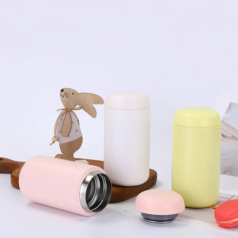 304 Stainless Steel Coffee Thermos Cup Ceramic Inner Liner 400ml Coffee Cup Portable to Carry Out