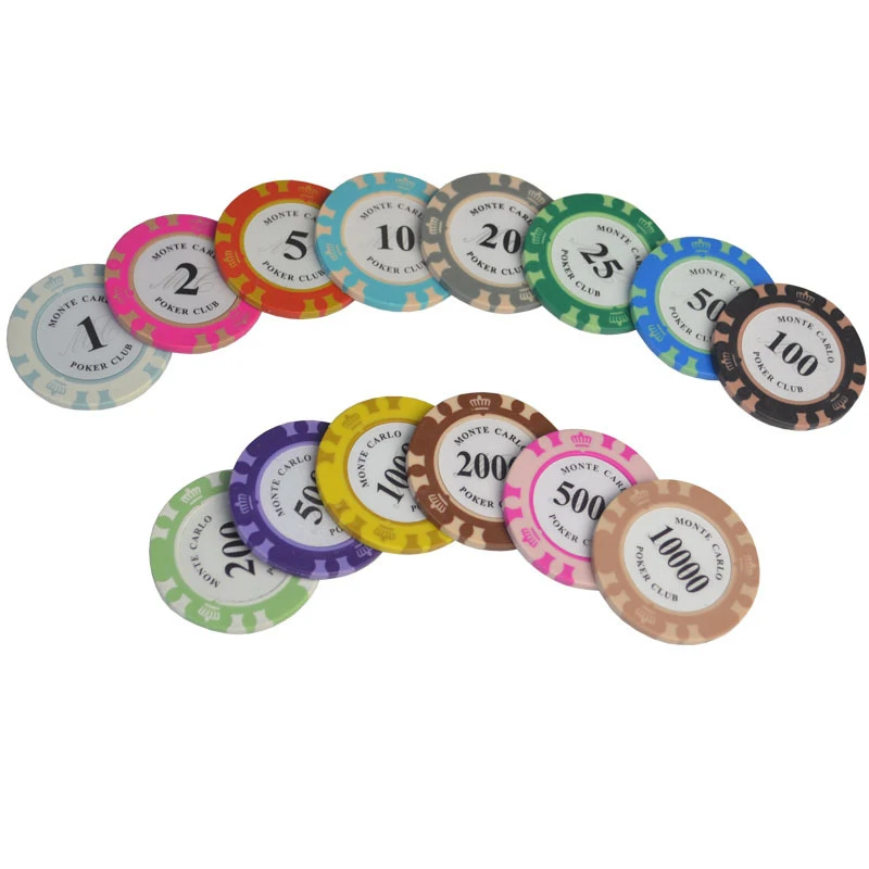 Wholesale price high qualitylay Casino Poker Chips Custom Poker Chips Casino clay poker chip