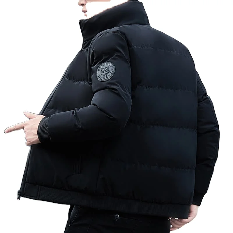 Winter mens puff jacket fashion casual Windbreak Polyester filled cotton clothes outdoor jackets coat