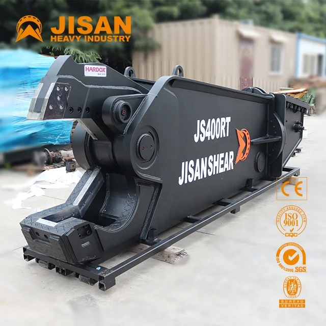 Excavator Dismantling Pliers Hydraulic Shears For Steel Structure Demolition