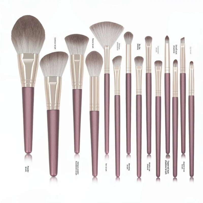 Beauty Makeup Brush Complete Set 14 Pack High Quality Makeup Brush Powder Eyeshadow Brush Good Hair Quality