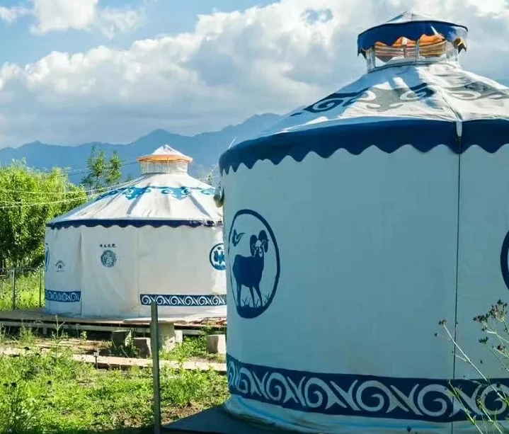 Mongolian Yurt Tent for a Family Cheap Waterproof Mongolia Yurt Tent Outdoor