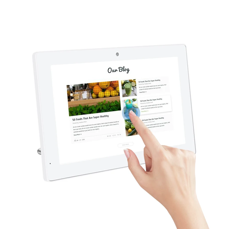 YC-102P 10.1 Inch Android Touch Player LCD Touch Screen Desktop Wall Mount Advertising Touch Player