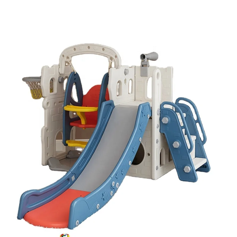 New  swing and slide set for baby  colorful slides for kids playground children game