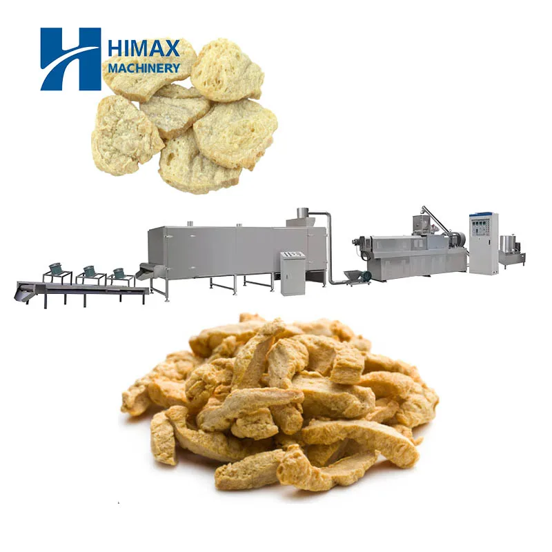 Soya Meat Extruder Machine Textured Soya Protein Making Machine Soya Chunks Extruder Machine Production Line