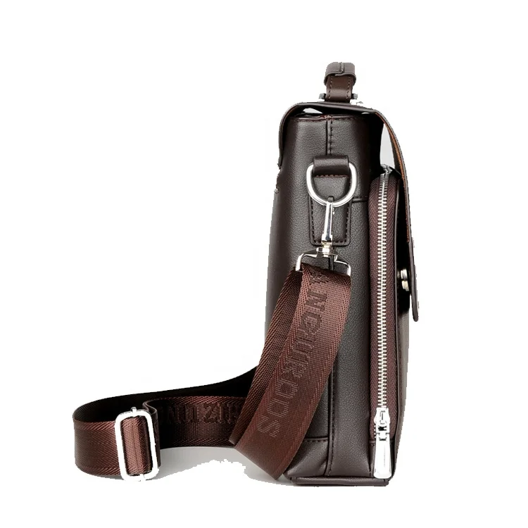 Travel Leather Waterproof Custom Luxury Messenger Shoulder Hand Bag Men Briefcase