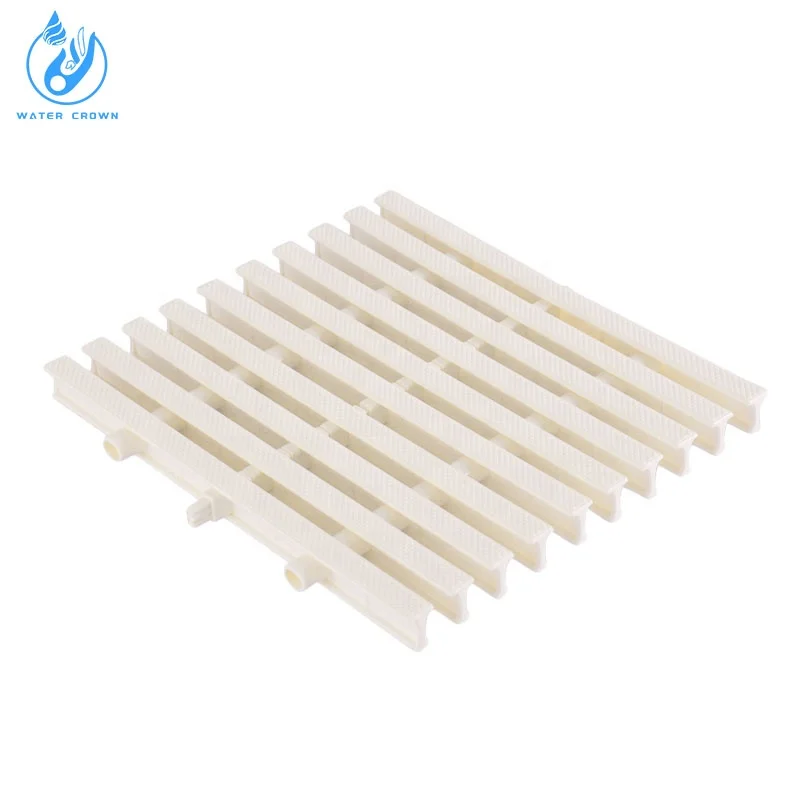 Durable 20mm 25mm 30mm 35mm Thickness Overflow Anti-slip Grilles Standard Plastic Gutter Swimming Pool Grid