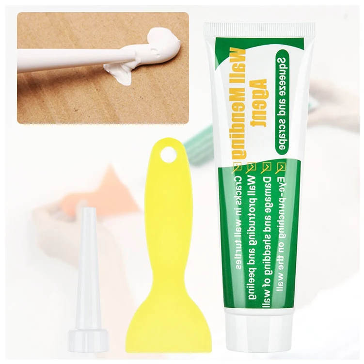 The Holes and Crack in Wall Surface You Can Also Use The Wall Door Frame Floor Gap Wall Mending Agent 100g Acrylic White