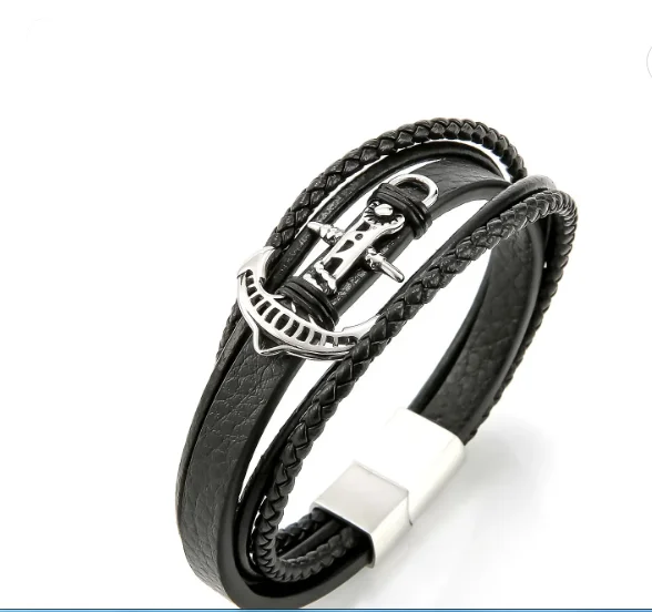 Fashion men and boy mens bracelets luxury jewelry mens designer bracelets with magnet
