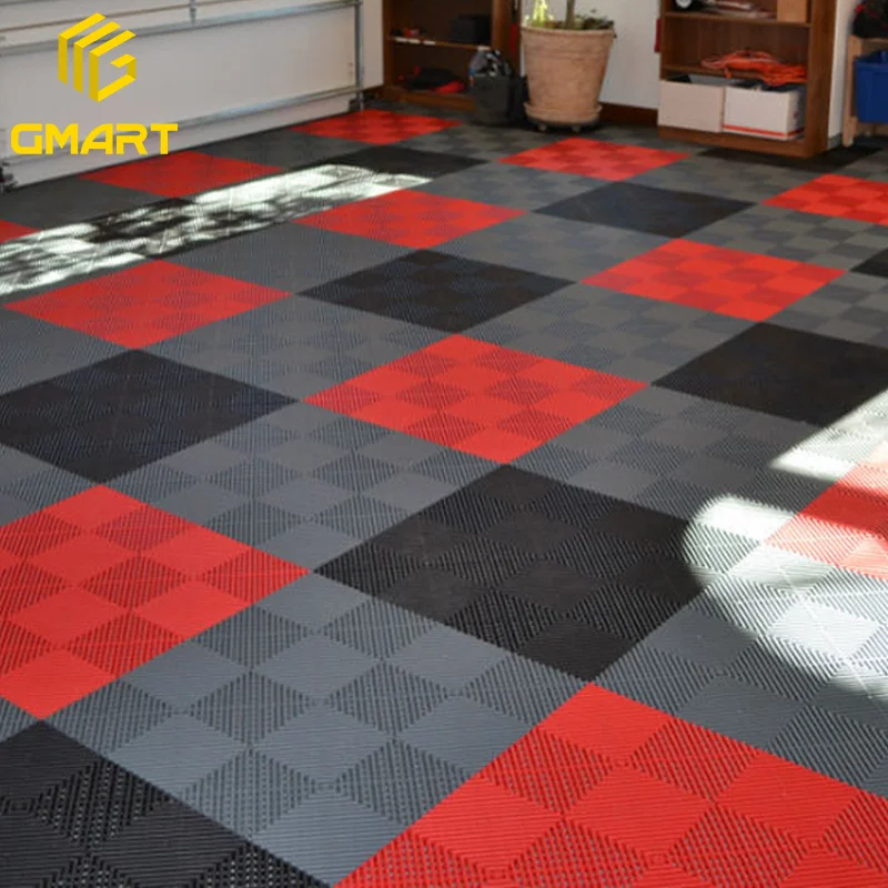 Gmart Easy to Clean Price Court Dark Gray 1.6Mm Non-Toxic Garage Floor Tile 2Meterwide Solid Modular
