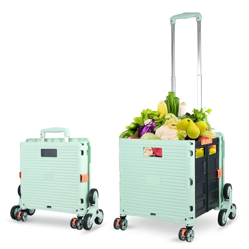 OEM ODM Multi-color Adjustable aluminum alloy pull rod Stair Climber Black for supermarket shopping