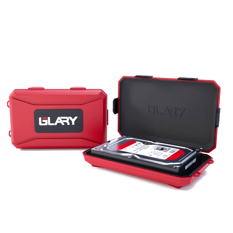 GLARY economical portable hard drive storage case box lightweight hard drive enclosure case wholesale hard drive case box
