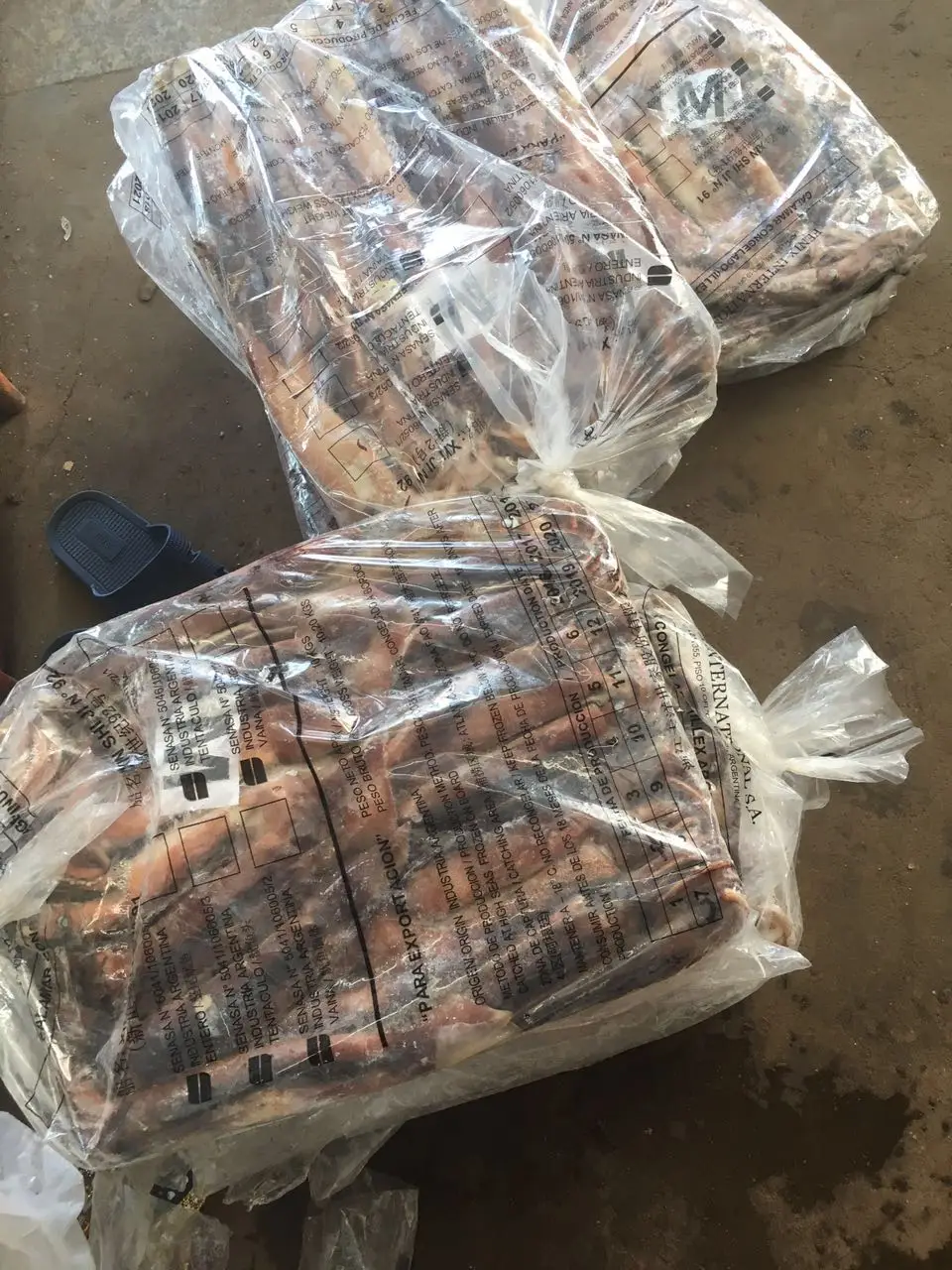 Аргентинский кальмар/замороженный иллекс кальмар