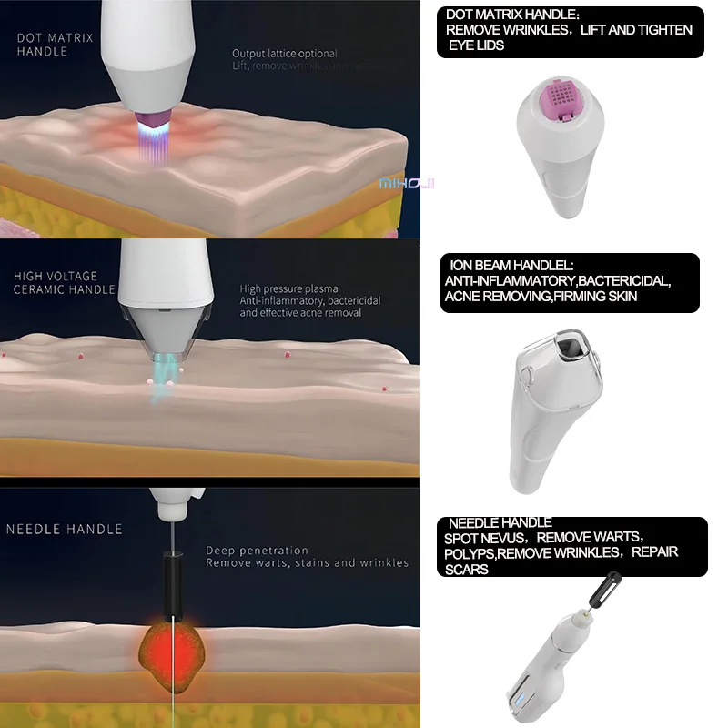 Professional scalp hair therapy plasma machine hair growth fractional plasma eyelid tightening and lifting cold plasma device