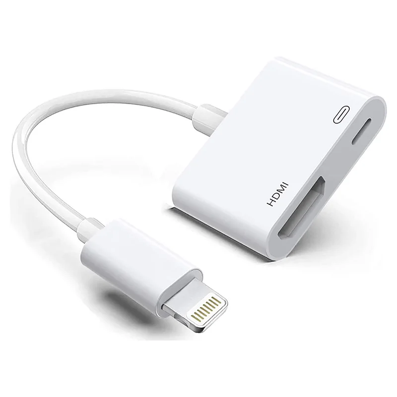 Professional Customization 60Hz@1080P HD TV For Light-ning to HDMI Adapter Anaerobic Copper Wire Reduce Attenuation