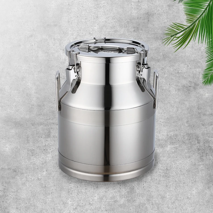 OEM ODM stainless steel 15L-61L cow goat melasty milking machine single bucket