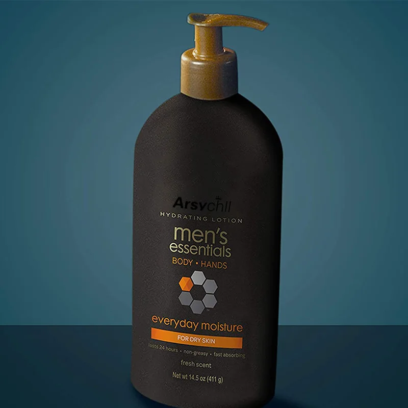 Мужской лосьон для тела OEM натуральный органический мужской увлажняющий лучший косметический уход за кожей