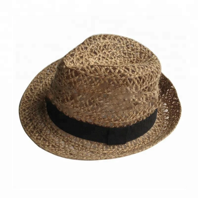 Модная индивидуализированная соломенная треугольная шляпа/мужская шляпа, шляпы Федора