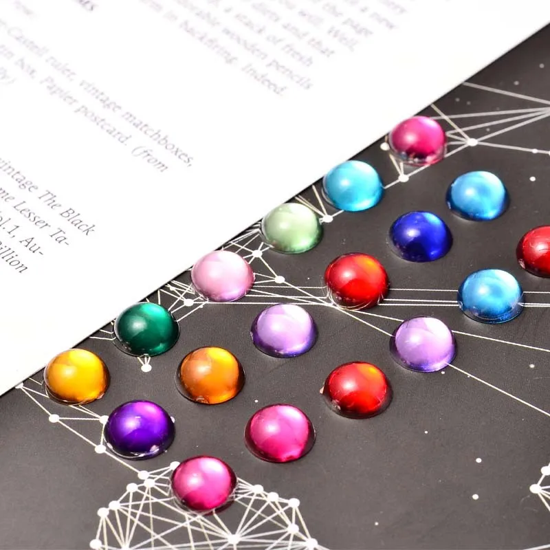 Benzene based adhesive stone, smooth half spherical, cat eye, gemstone sticker, toy eye sticker, bead DIY accessory