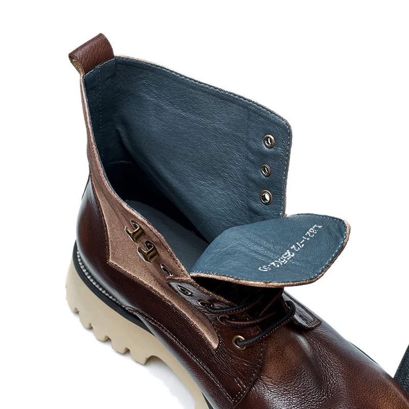 Hot selling stylish comfortable casual boots for men boots Genuine Leather