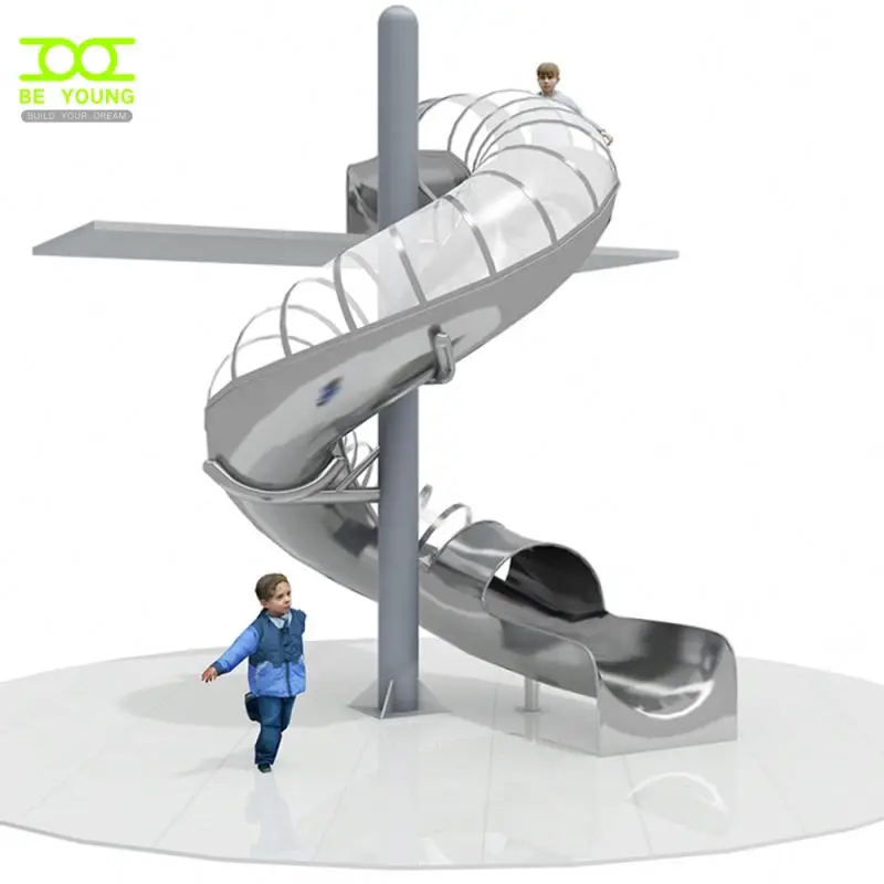 Plastic Roll Slides Sliders Kids Indoor Out Door Playground Children Park Items Customizable Garden Slider For