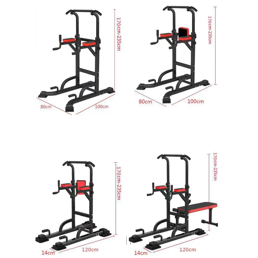 Wholesale multi-functional pull up station home gym equipment power tower dip station with bench