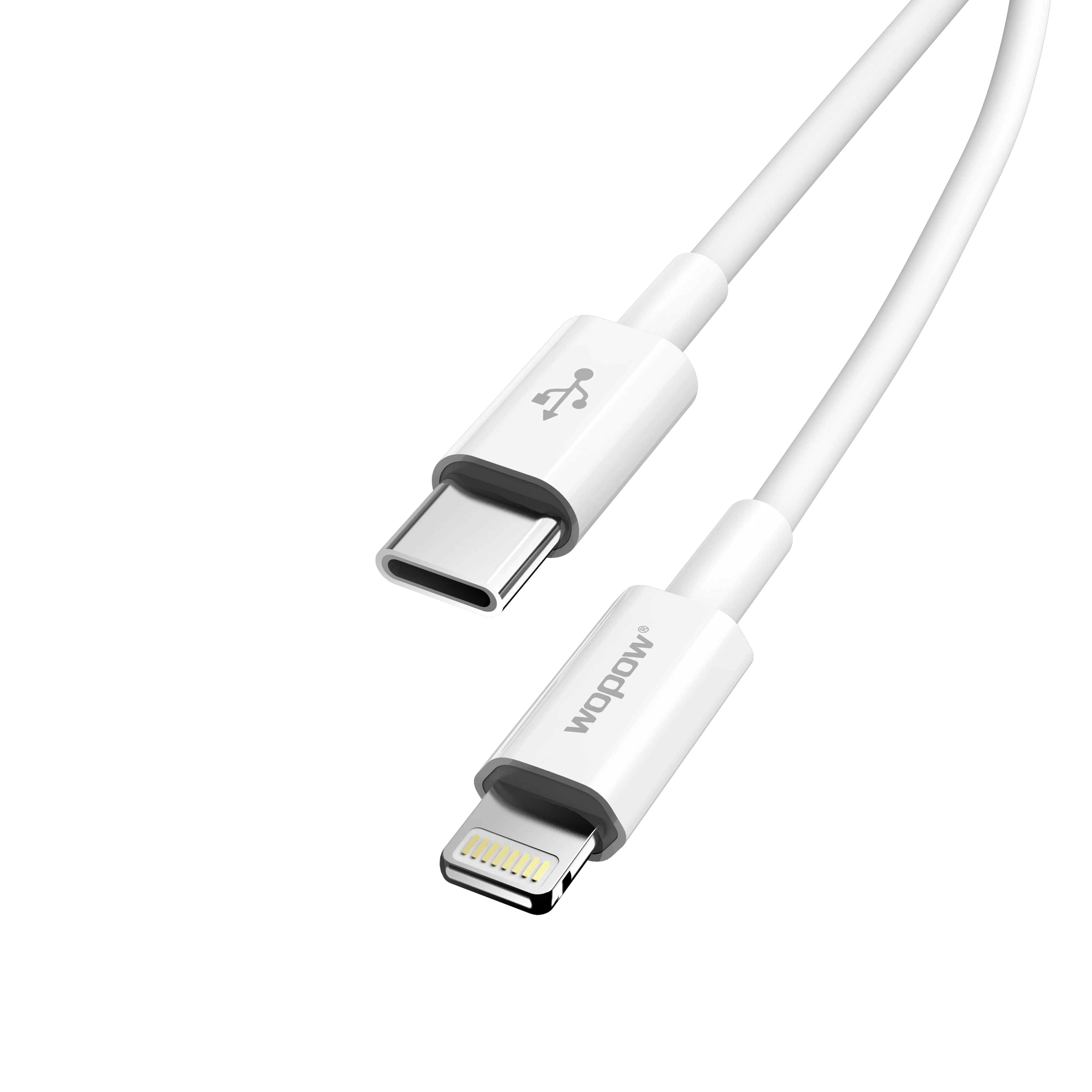 Wopow WX04 2022 High Quality Fast Type-C To For Lightning Cable USB-C To USB-C PD Fast Charging Cable for IPhone 12